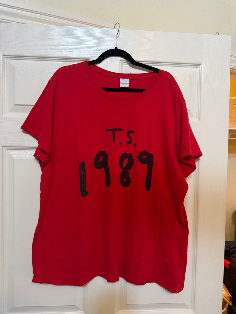 Red 'T.S. 1989' Taylor Swift Ladies Tee 3XL